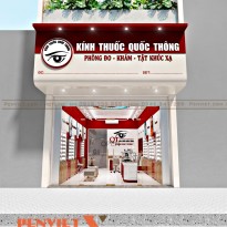 Thiết kế tiệm kính thuốc Quốc Thông tối ưu trải nghiệm khách hàng